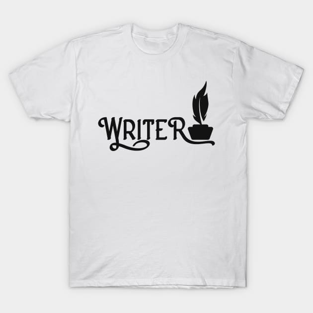 Poet Author Writing Writer T-Shirt by Foxxy Merch